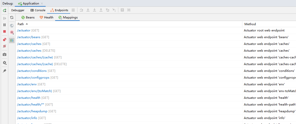 DEBUG 窗口信息